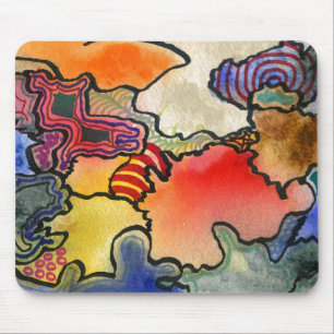 Tapis De Souris "Mites and Tites" Résumé Design Mousepad
