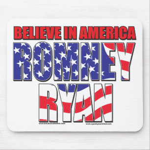 Tapis De Souris Mitt Romney et Paul Ryan