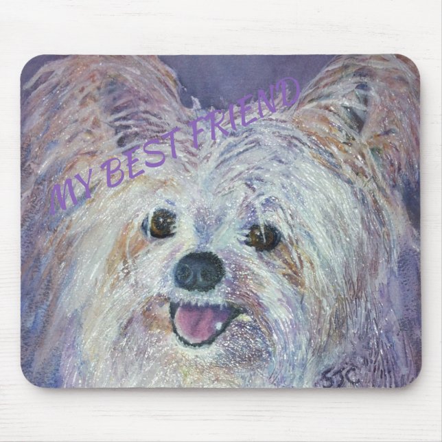 TAPIS DE SOURIS MIX BLANC BLANC ET BLANC (Devant)