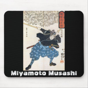 Tapis De Souris Miyamoto Musashi peignant C. 1800's