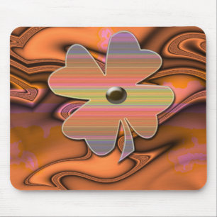 Tapis De Souris "Mlle 60s flower power " *