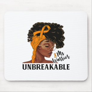 Tapis De Souris Mme Warrior Incassable Black Woman Crps Sensibilis