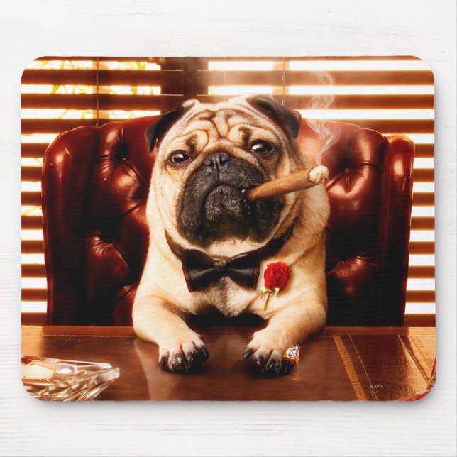 Tapis De Souris Mobster Dog (Devant)