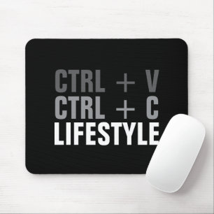 Tapis De Souris Mode de vie CTRL + C, CTRL + V