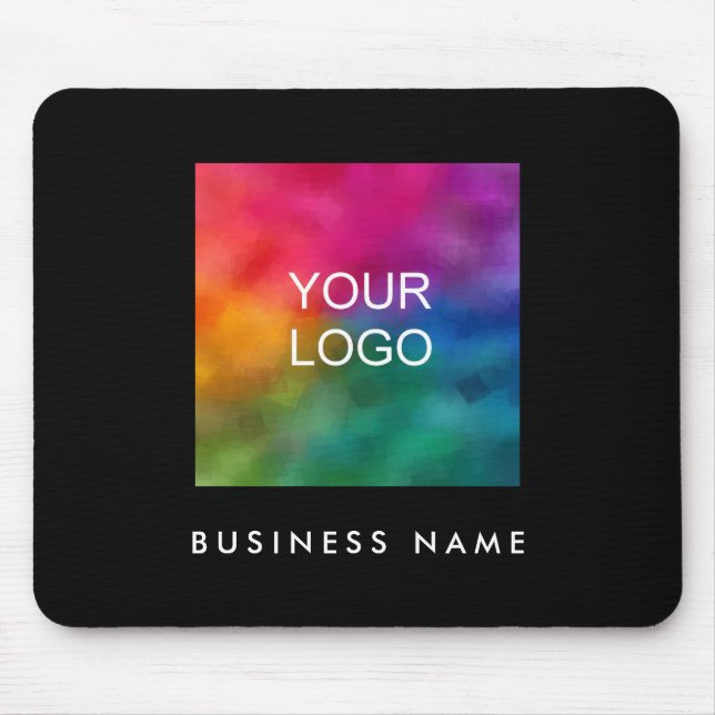 Tapis De Souris Modèle Ajouter Télécharger votre logo d'entreprise (Devant)