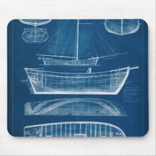 Tapis De Souris Modèle antique II de bateau