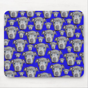 Tapis De Souris Modèle de chiot Staffordshire Bull Terrier,