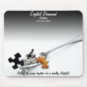 Tapis De Souris Modèle de conception de la santé de Fork Pièces