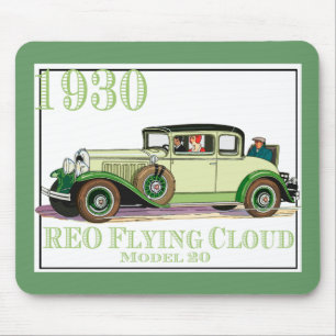 Tapis De Souris Modèle de nuage volant REO 1930 20