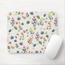 Modèle floral minimaliste