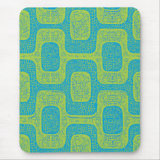 Tapis De Souris Modèle géométrique moderne du milieu du siècle
