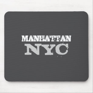 Tapis De Souris Modèle noir élégant de New York City Manhattan