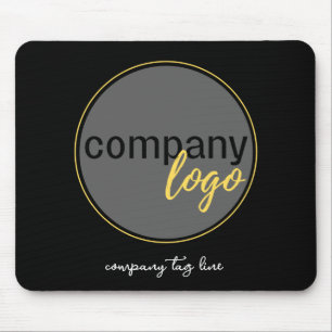 TAPIS DE SOURIS MODERNE ENTREPRISE LOGO MARQUE TEXTE PERSONNALISÉ