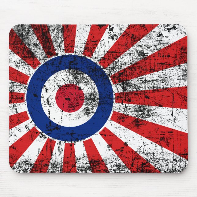 Tapis De Souris Modes cibles MOD Sunburst cible Roundel (Devant)