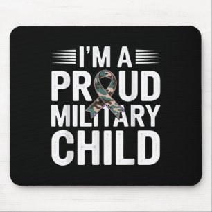 Tapis De Souris Mois Costume Militaire Enfant Je Suis Fier Chi Mil