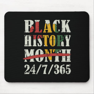 Tapis De Souris Mois de l'histoire des Noirs 247365 Avec drapeau d