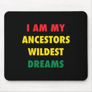Tapis De Souris Mois de l'histoire des Noirs Couleurs africaines C