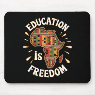 Tapis De Souris Mois de l'histoire des Noirs Éducation Liberté Afr