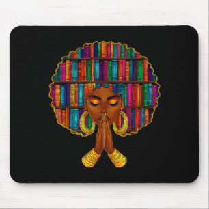 Tapis De Souris Mois de l'histoire des Noirs Femmes Afro Amoureuse