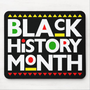 Tapis De Souris Mois de l'histoire noire Melanin King Reine Sista
