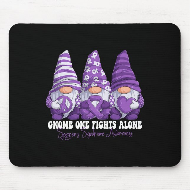 Tapis De Souris Mois de sensibilisation au syndrome de Sjogren Rub (Devant)