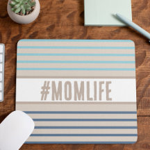 Momlife bleu turquoise et beige