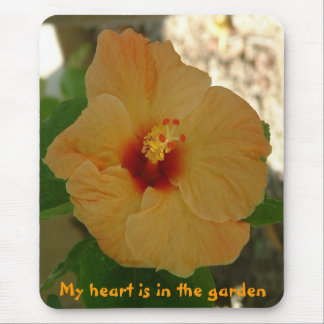 Tapis De Souris Mon coeur est dans le jardin