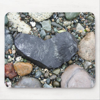 Tapis De Souris Mon coeur est une roche