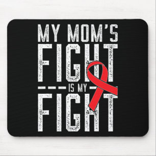 Tapis De Souris Mon combat de maman est ma lutte contre le cancer