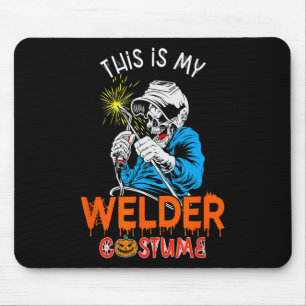 Tapis De Souris Mon costume de soudure Halloween Horror Welder Too