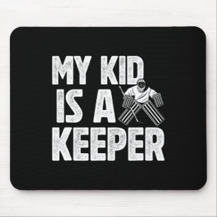 Tapis De Souris Mon enfant est un gardien de but de hockey Papa d'
