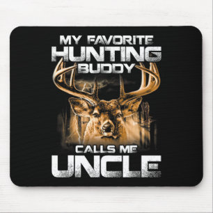 Tapis De Souris Mon Épouse De Chasse Favorite M'Appelle Oncle