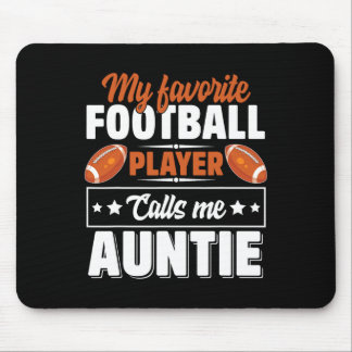 Tapis De Souris Mon Joueur De Football Favori M'Appelle Tante Mère