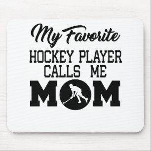 Tapis De Souris Mon joueur de hockey préféré m'appelle maman