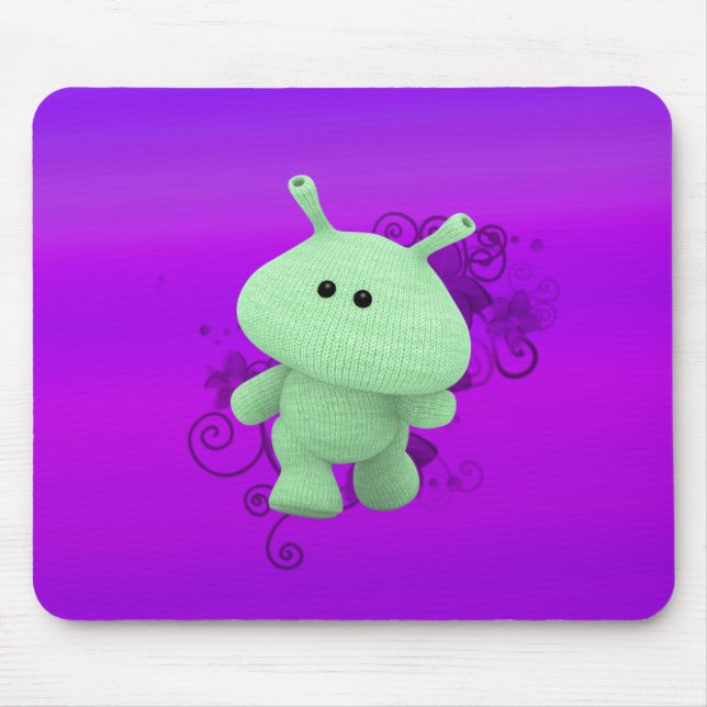 Tapis De Souris Mon Lil Plushie martien Mousepad (Devant)