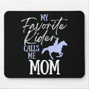 Tapis De Souris Mon Rider Favori M'Appelle Maman Funny Horse Lover