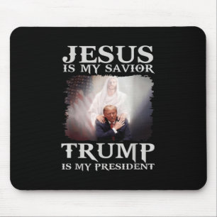 Tapis De Souris Mon Sauveur Trump Est-Il Mon Président 1