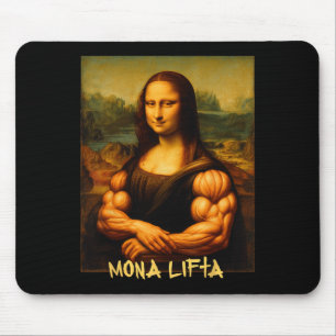 Tapis De Souris Mona Lifta Muscle Mona Lisa Bodybuilder Gym Et Ar