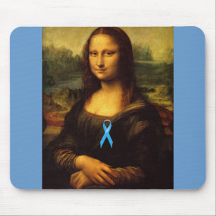 Tapis De Souris Mona Lisa Au Ruban Bleu