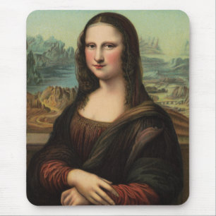 Tapis De Souris Mona Lisa Smile Mousepad