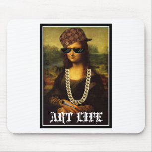 Tapis De Souris Mona Lisa Thug Life Art Life
