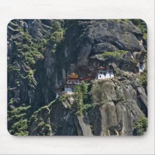 Tapis De Souris Monastère de Taktsang sur la falaise, Paro, Bhouta
