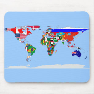Tapis De Souris monde marqué