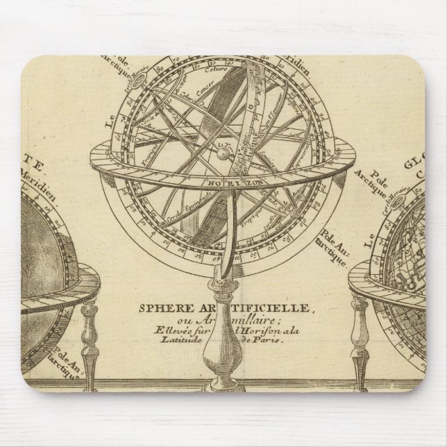 Tapis De Souris Monde mondial (Devant)