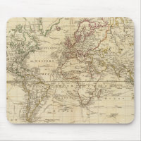 Monde sur la projection de Mercator