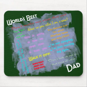 Tapis De Souris Mondes meilleur Dadism Mousepad