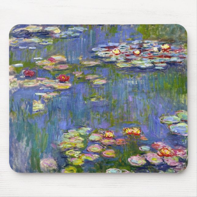 Tapis De Souris Monet Water Lilies 1916 Mouse Pad (Devant)