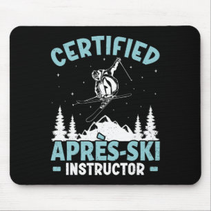 Tapis De Souris Moniteur de ski après-ski certifié Lustig Ski S