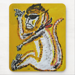 Tapis De Souris Monkey Circus Art