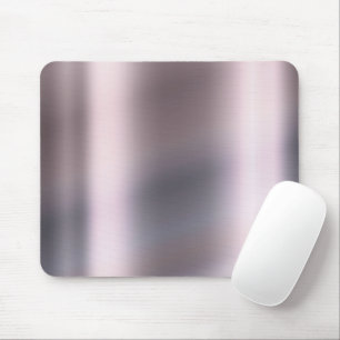 Tapis De Souris Monochrom gris argenté Mini Rose en acier métalliq